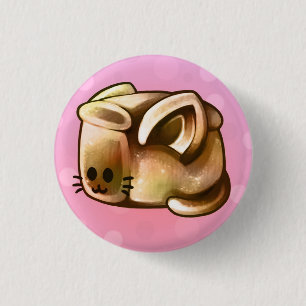 KittyLoaf 1 Inch Round Button