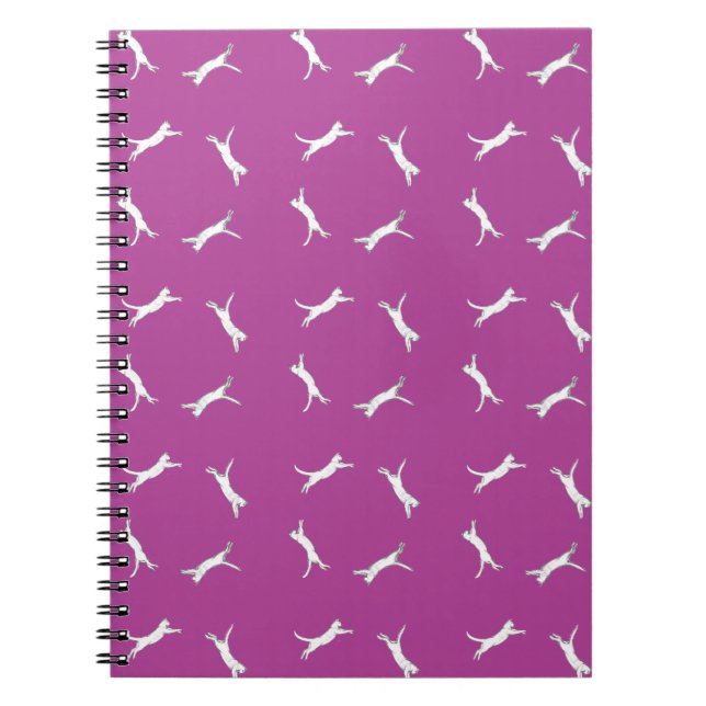 kittyrun magenta notebook (Front)