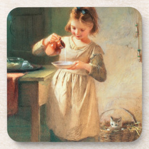 Kitty's Breakfast Coaster