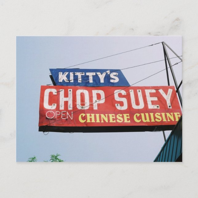 Kitty's Shop Suey Postcard (Front)