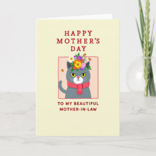 Kittys Sweet Mothers Day Card