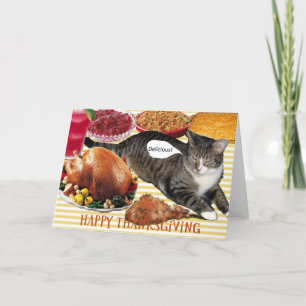 Kitty's Thanksgiving Card