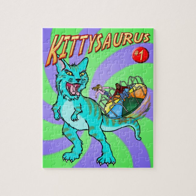 KITTYSAURUS™ 110 piece JIGSAW PUZZLE (Vertical)
