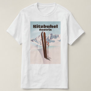kitzbuhel Austrian ski poster T-Shirt