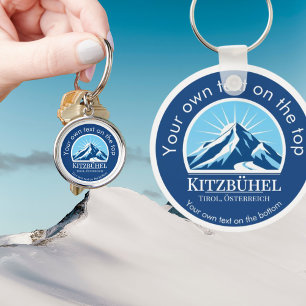 Kitzbühel Tirol Austria Österreich ski area  Keychain