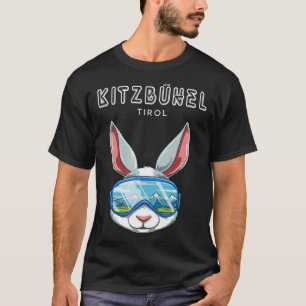 Kitzbühel Tirol Austria Retro Ski Rabbit T-Shirt
