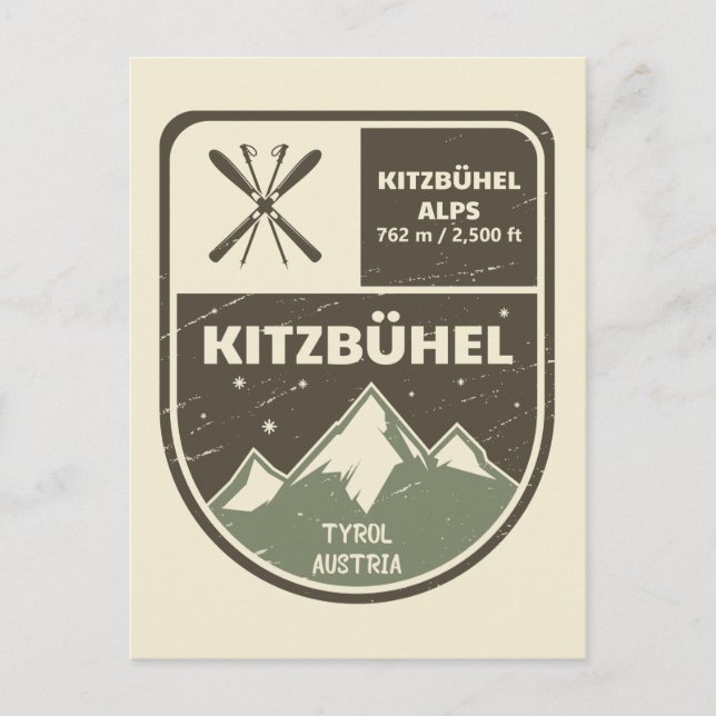 Kitzbuhel Tyrol Austria Postcard (Front)
