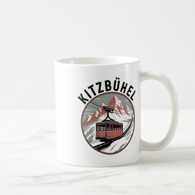Kitzbühel Winter Ski Adventure Alpine Escape _10  Coffee Mug (Right)