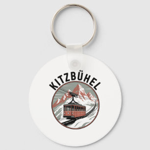Kitzbühel Winter Ski Adventure Alpine Escape _10 Keychain