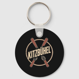 Kitzbühel Winter Ski Adventure Alpine Escape _8 Keychain