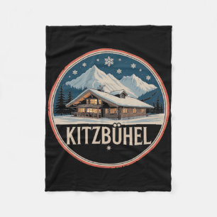 Kitzbühel Winter Ski Adventure Alpine Escape _9 Fleece Blanket