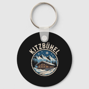 Kitzbühel Winter Ski Adventure Alpine Escape Keychain