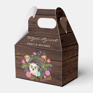 Kitzen Azrael Woodland Hedgehog Gable  Favor Box