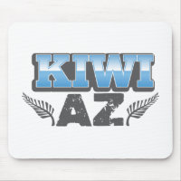 Kiwi az in blue and silver