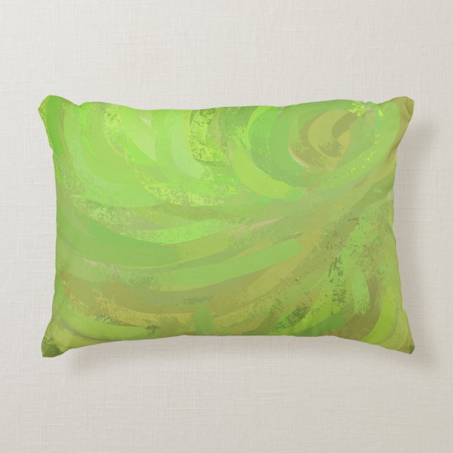 Kiwi Bash Accent Pillow (Front)