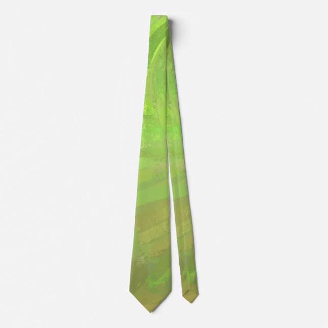 Kiwi Bash Green Swirl Tie (Front)