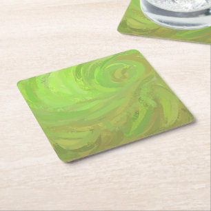 Kiwi Bash Square Paper Coaster