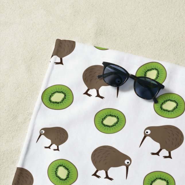 Kiwi Beach Towel (In Situ)