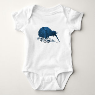 Kiwi Bird Art Baby Bodysuit