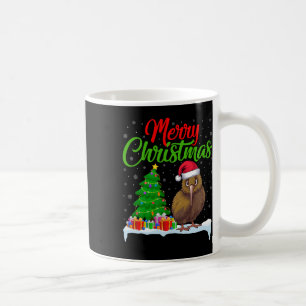 Kiwi Bird Christmas Tree Lights Funny Xmas Kiwi Bi Coffee Mug
