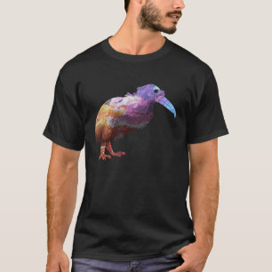 Kiwi Bird New Zealand Animal Colourful 2 T-Shirt