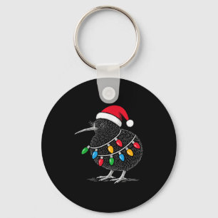 Kiwi Bird New Zealand Holiday Christmas  Keychain