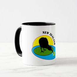 Kiwi Bird & New Zealand Tea / Coffee Mug