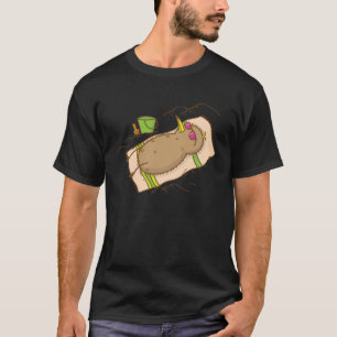 Kiwi Bird taking Vacation Fruit Animal T-Shirt