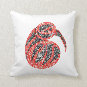 Kiwi Bird Throw Pillow