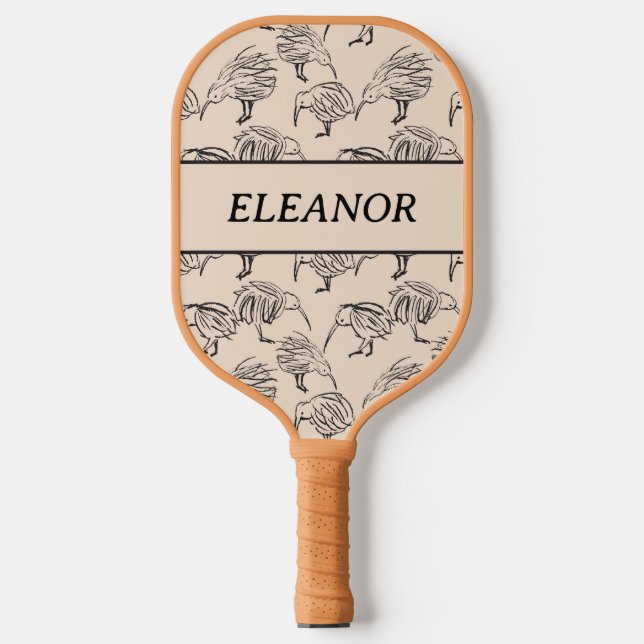 KIWI BIRDS PICKLEBALL PADDLE (Front)