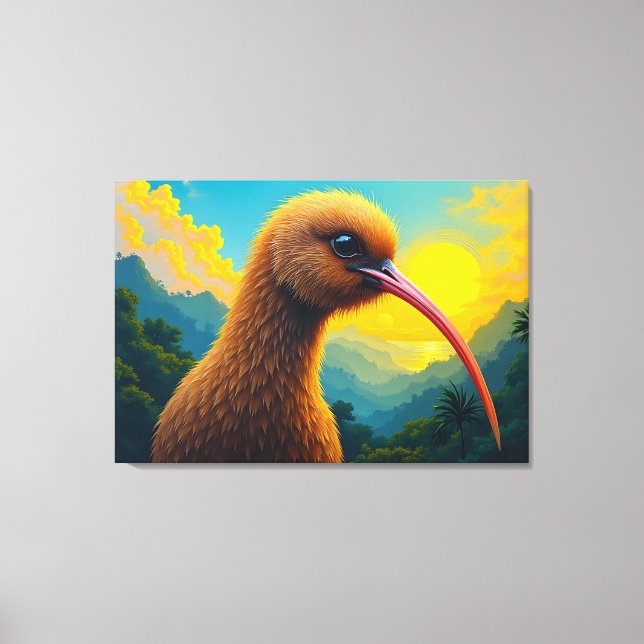 Kiwi Canvas Print (Front)