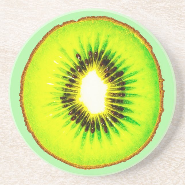 kiwi customizable coaster (Front)