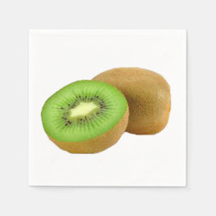 "Kiwi" design paper napkins