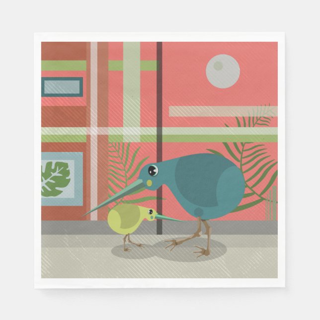 Kiwi Family Napkin (Front)