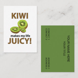 Kiwi Fruit  Business Card