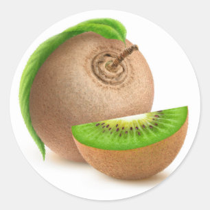 Kiwi fruit classic round sticker