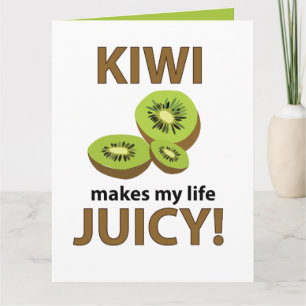 Kiwi Fruit Lover Kiwi Card