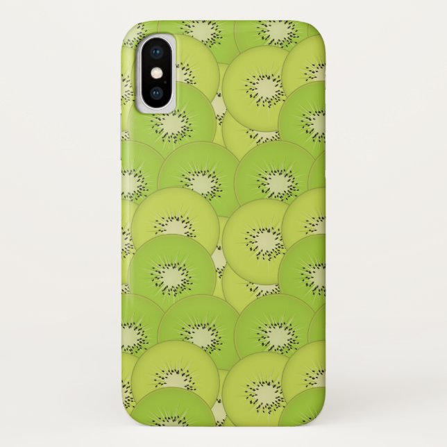 Kiwi Fruit Pattern Case-Mate iPhone Case (Back)