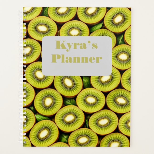 Kiwi Fruit Planner Cover  (Front)