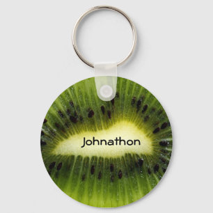 Kiwi Fruit With Name Keychain