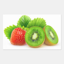 Kiwi fruits and strawberry