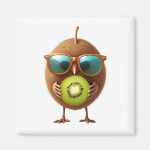 Kiwi Fun Cheerful Vacation Tropical Drink Fruits Magnet