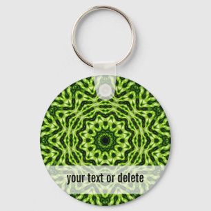 Kiwi Kaleidoscope Keychain