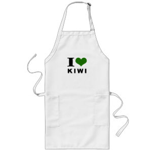 Kiwi lover long apron