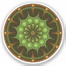 Kiwi Mandala Sticker