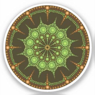 Kiwi Mandala Sticker