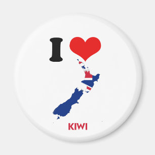 KIWI MAP MAGNET