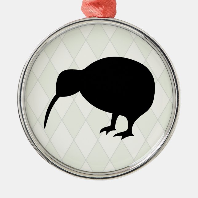 Kiwi Metal Ornament (Front)