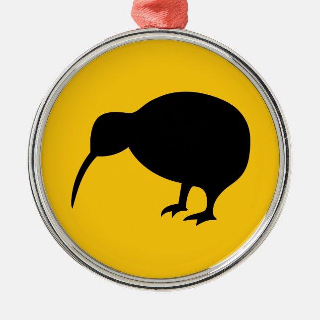 Kiwi Metal Ornament (Front)