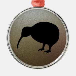 Kiwi Metal Ornament